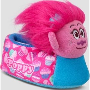 Trolls Toddler Slippers NWT